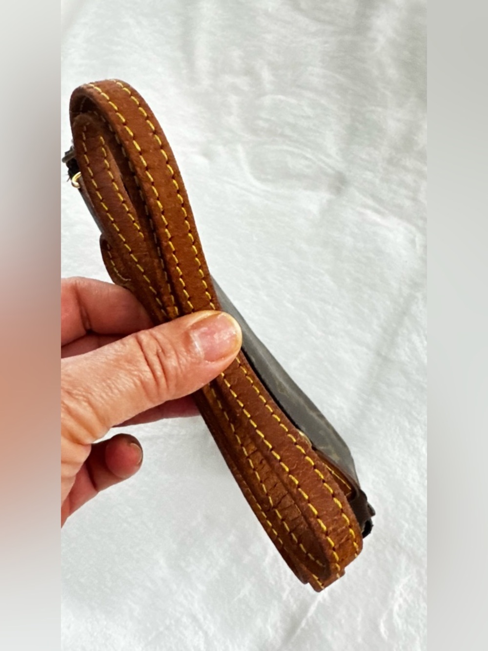 Louis Vuitton crossbody brown monogram canvas pochette removable strap bag - Picture 4 of 15